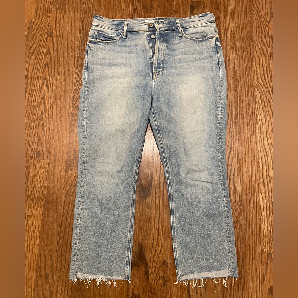 Mother Denim Button Fly Dazzler Ankle Size 32